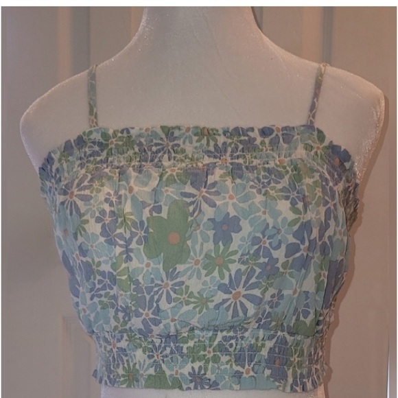 NWT Hippie Rose Crop Top with Adjustable Straps, XS - Picture 2 of 7